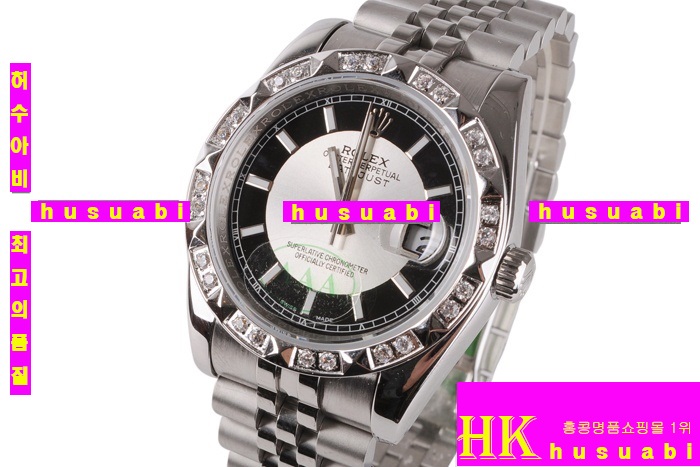 η ڸǰð Replica Rolex Datejust Automatic Movement White and Black Dial Men-A1386